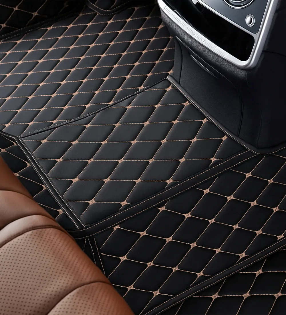 Black with Beige Stitching - Diamond Series - Image 4