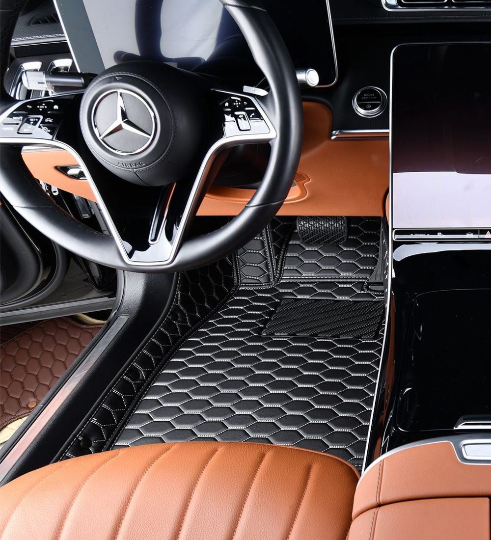 Black with White Stitching - Honeycomb Series - Image 3