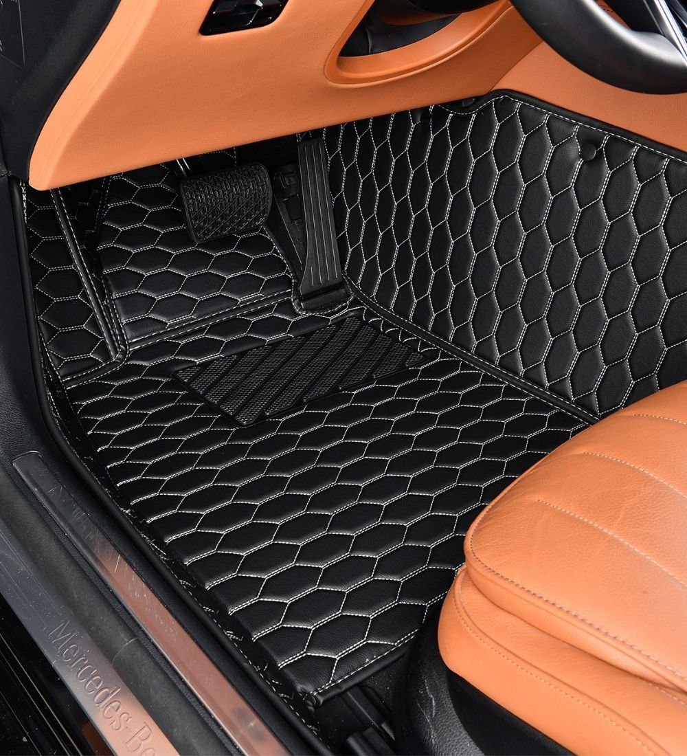 Black with White Stitching - Honeycomb Series - Image 2