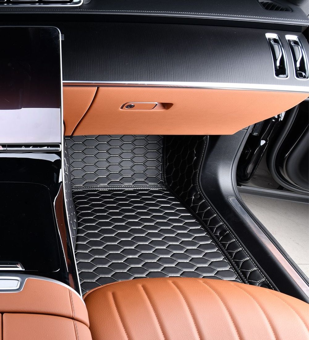 Black with White Stitching - Honeycomb Series - Image 4