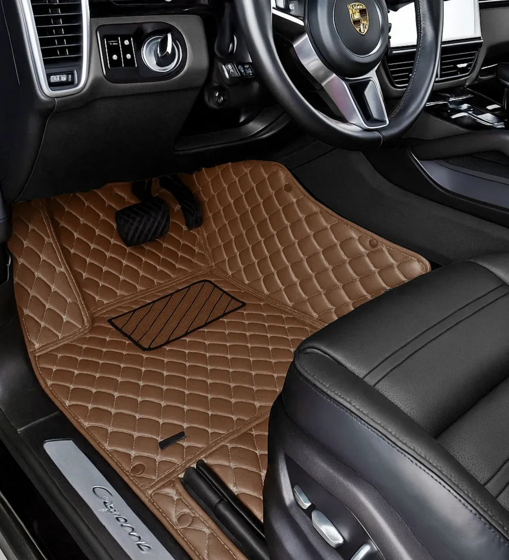 Mocha with Beige Stitching - Diamond Series