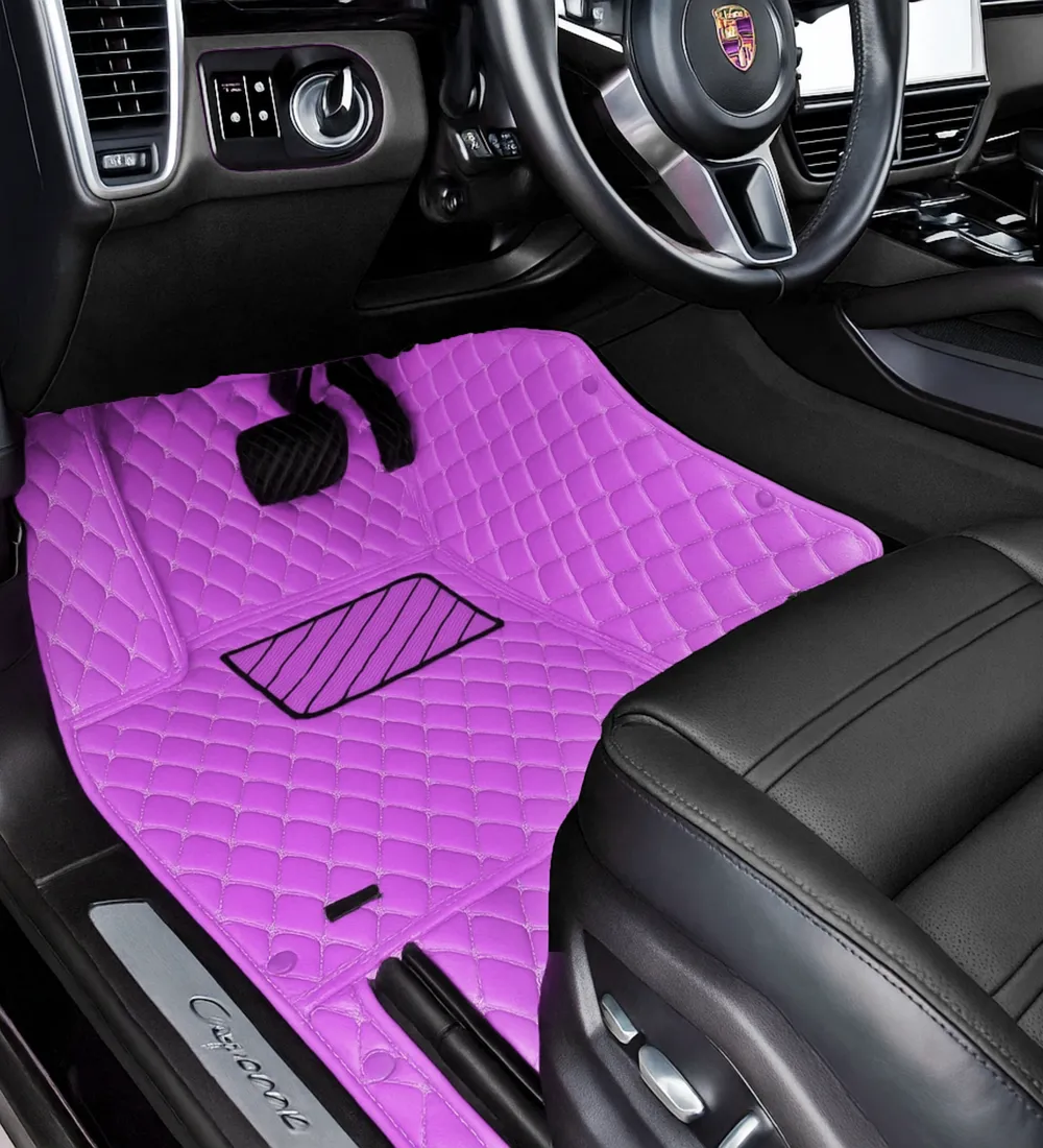 Purple with Beige Stitching - Diamond Series