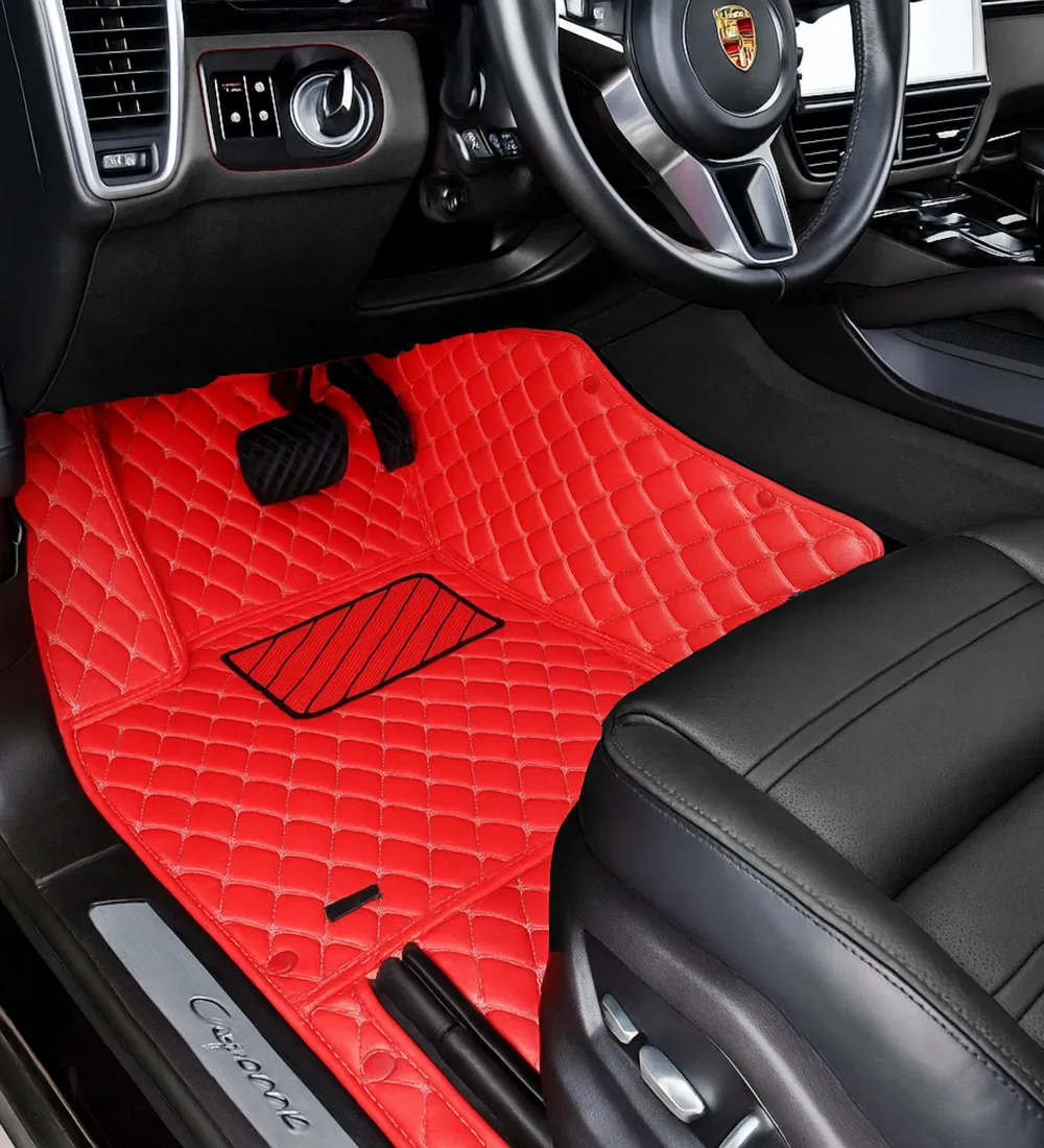 Red with Beige Stitching - Diamond Series