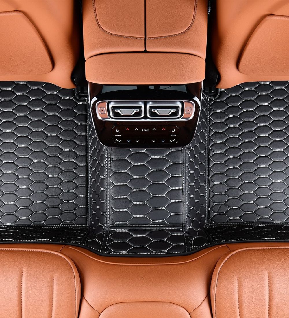 Black with White Stitching - Honeycomb Series - Image 5