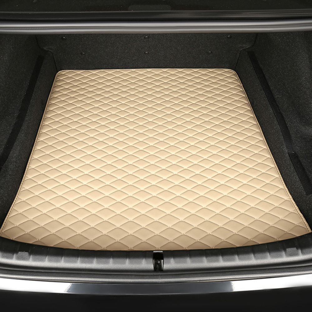 Alternative view of Base Trunk Mat - Beige with Beige Stitching