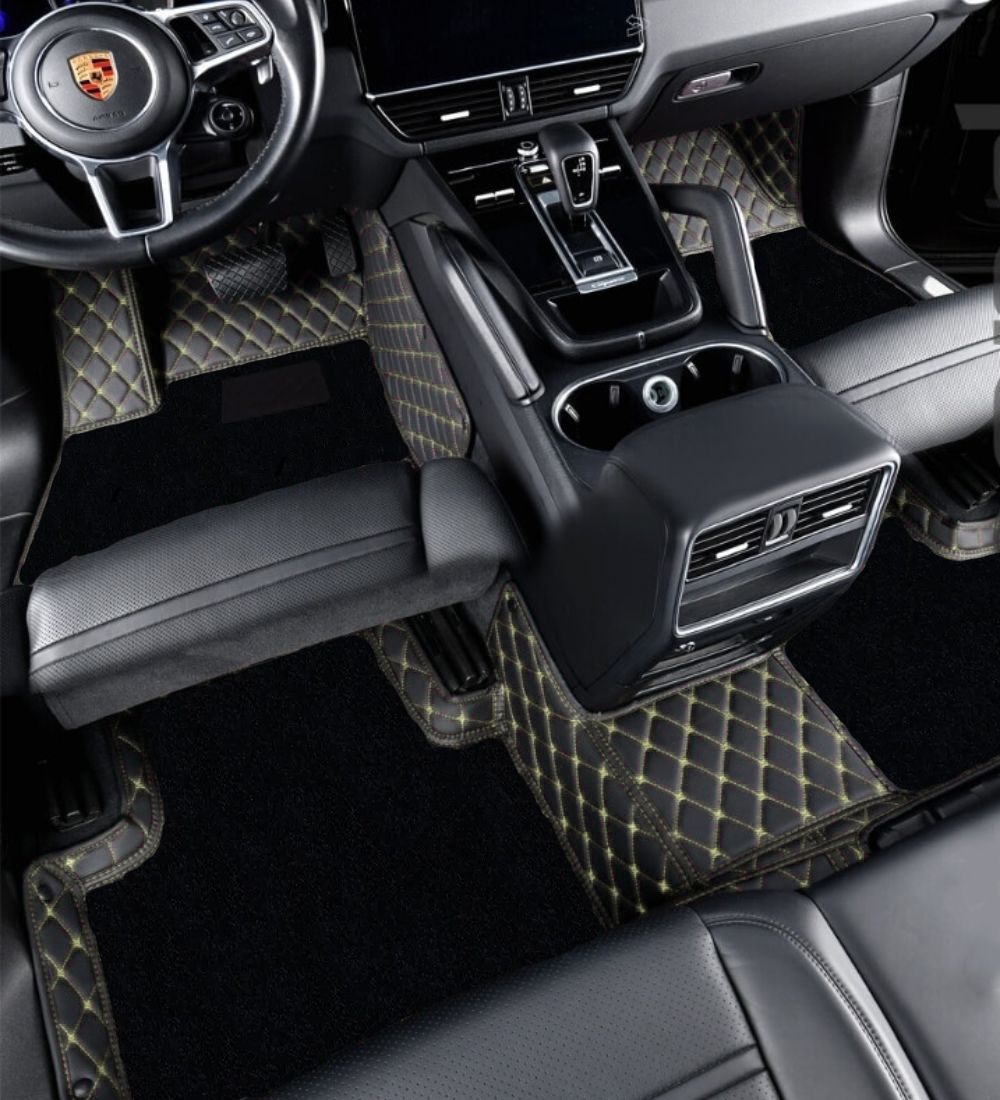 Premium Series - Black with Beige Stitching