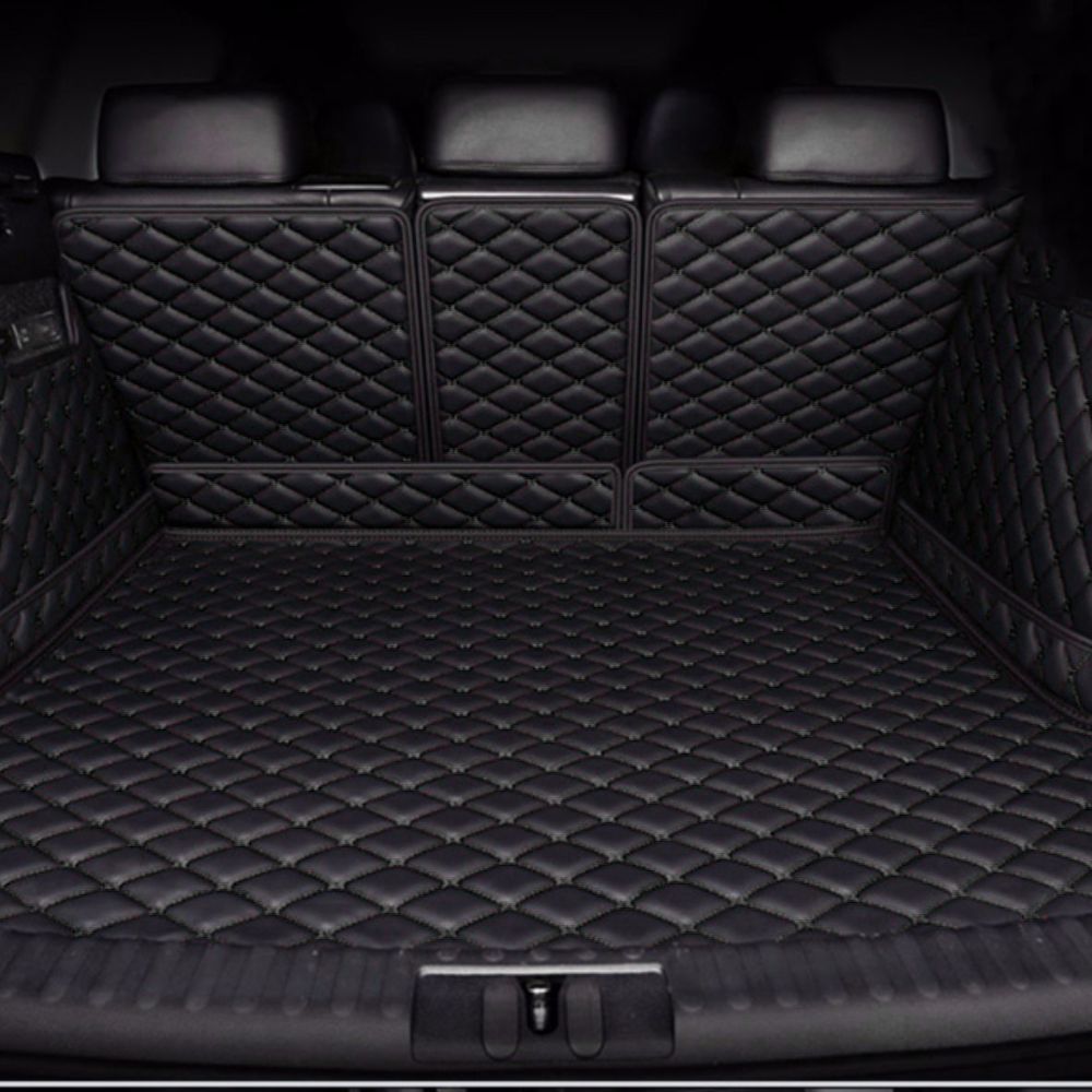 Alternative view of 3D Trunk Mat - Black with Black Stitching